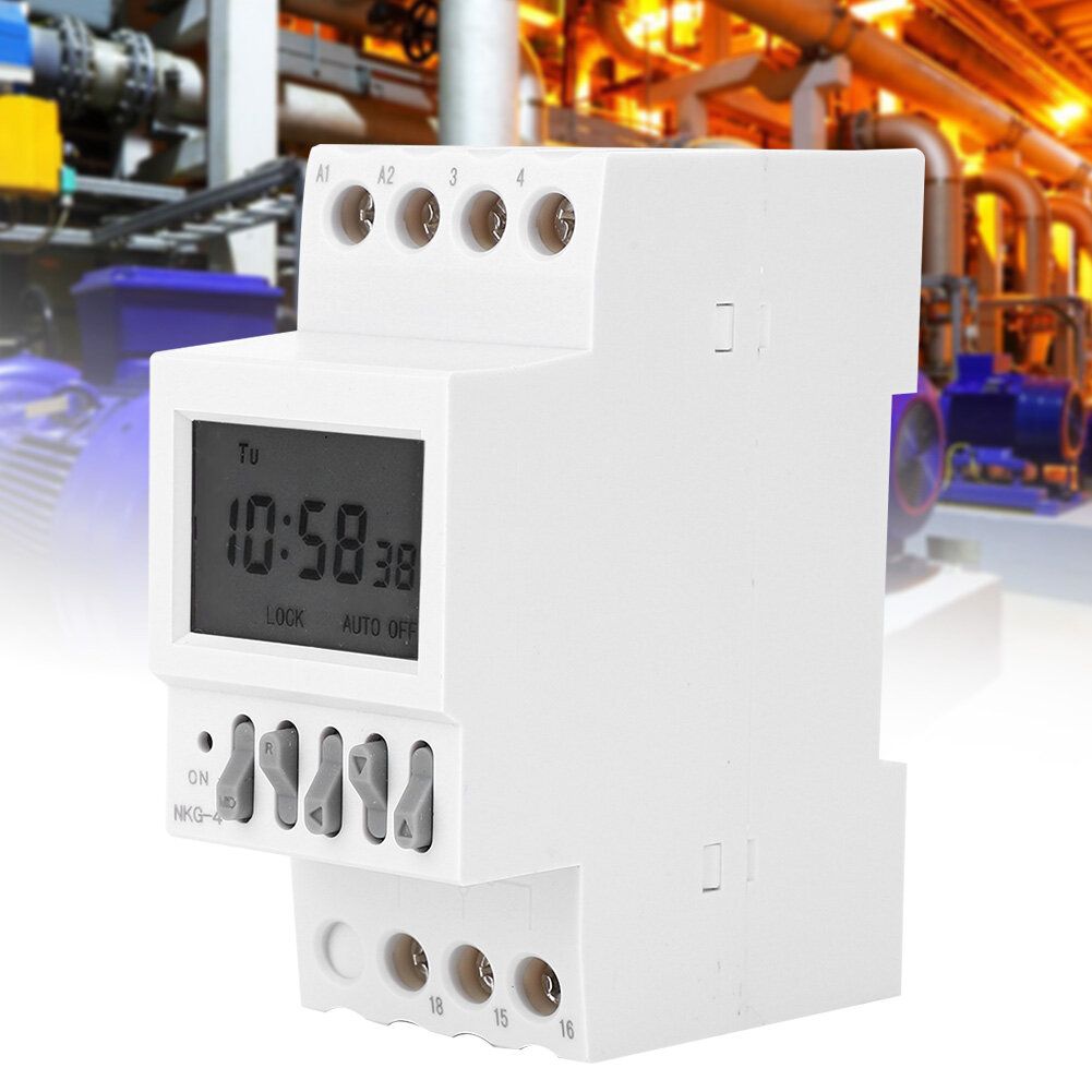 Timer Controller, Guide rail installation Timer Switch, for school bell ...