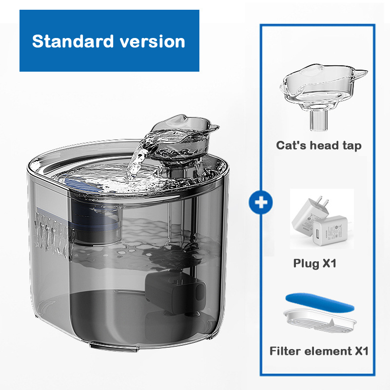 Ipsky pet fountain ft666 automatic cat and dog water dispenser 2.2l