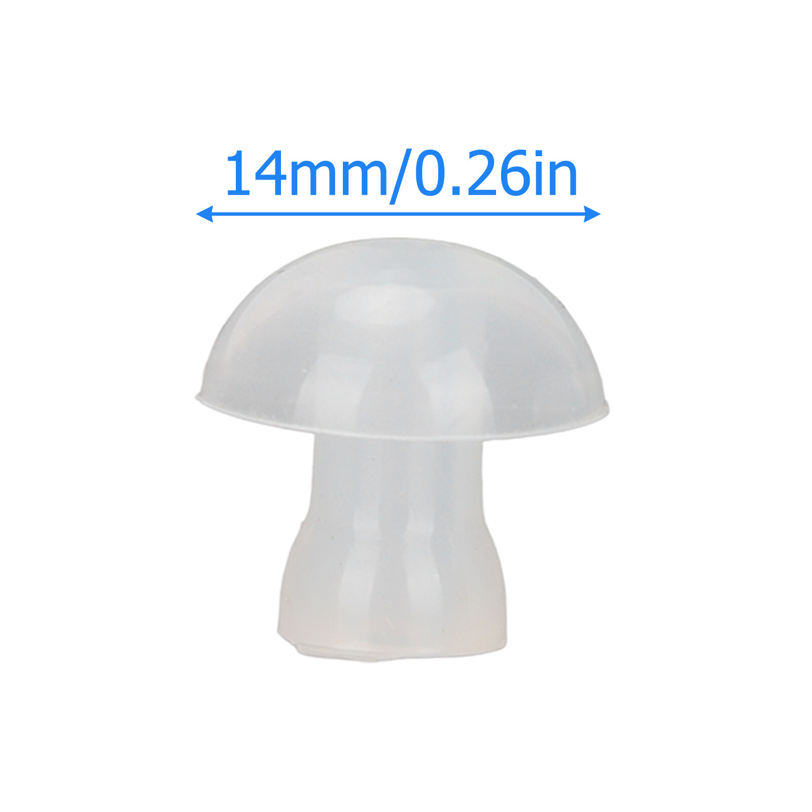Máy trợ thính Khuyên tai có thể giặt thay thế Silicone mái vòm Máy trợ thính khuyên tai cho BTE sau tai