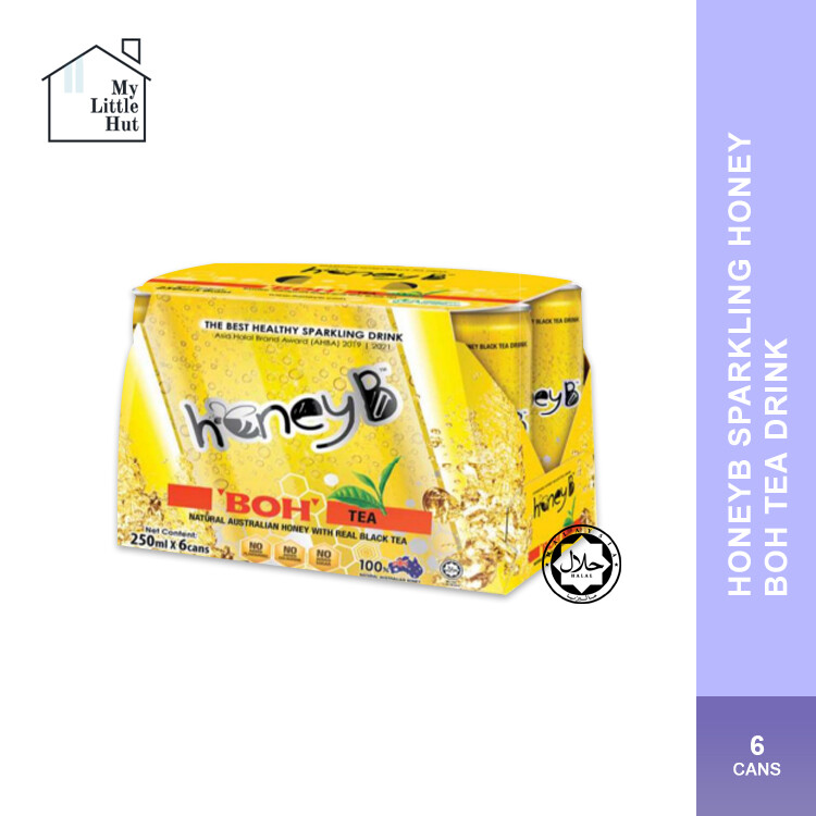 [NEW] HoneyB Sparkling 100 Australian Honey Black Tea (BOH Tea) Drink