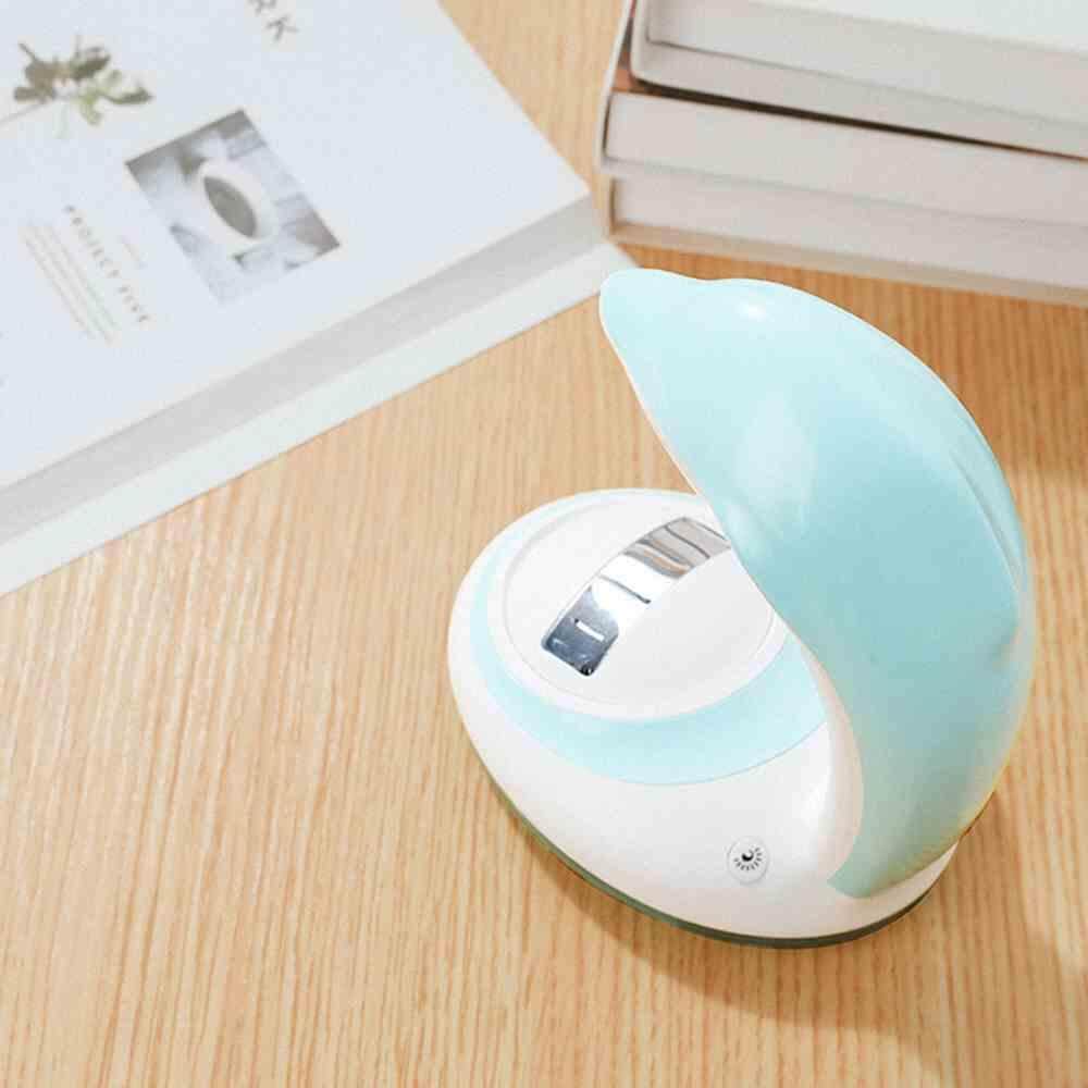 Doxiy 0.5 W USB Đèn Bàn Cá Heo Hình Nhiều Màu Sắc Cầu Vồng Đèn Ngủ Chiếu Đèn Laser Cho Trẻ Em Phòng Ngủ Tặng ĐÈN LED bầu không khí Đèn