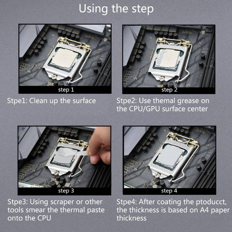 Thermal Grease Paste Compound Silicon CPU GPU Heatsink Processor Cooling Fan Thermal Paste