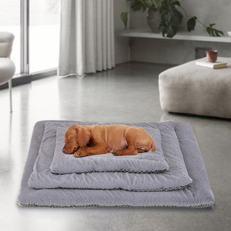 S/M/L Pet Bed Mat Mùa Đông Dày Ấm Mèo Dog Pad Hai Mặt Có Sẵn Puppy Kitten Đệm Sofa Thảm