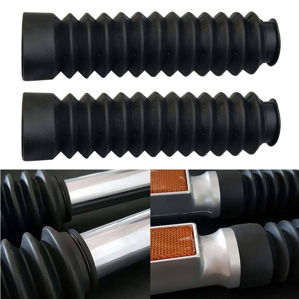 DFDFF Shockproof Dustproof Gators Gaiters Rubber Motorcycle Front Fork Cover Shock Dust Guard Front Fork Boot Cover Shock Damping Dust Coverb Phụ kiện điện tử xe máy