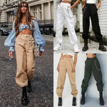 high waisted hip hop pants