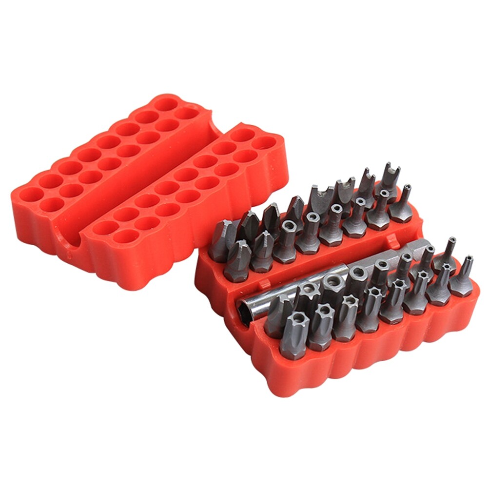 33 Chiếc Tuốc Nơ Vít Điện Đầu Rỗng/Rắn Cờ Lê Torx Bộ Đầu Mũi Khoan An Toàn