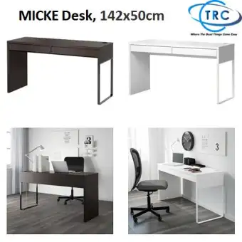 Ready Stock Ikea Micke Desk 142x50cm Lazada