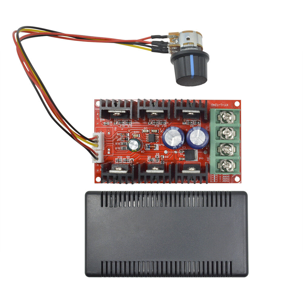 SeasBoat Bộ điều khiển tốc độ động cơ 40A DC 10-50V Bộ điều chỉnh điện áp 2000W Dimmable Motor Speed Control Module điện tử
