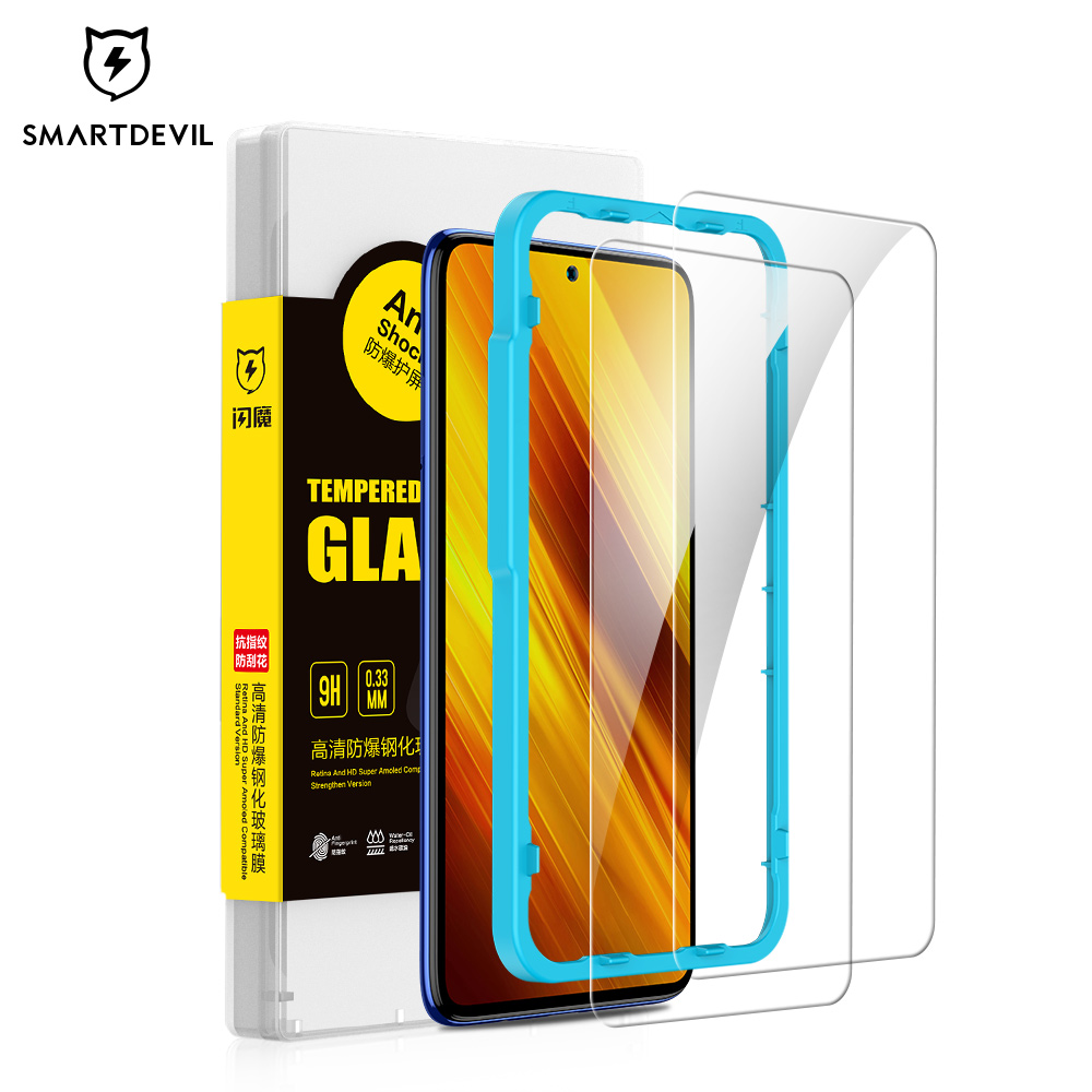SmartDevil Tempered Glass Film for POCO X5 Poco X4 GT X3 Pro Poco F4 Poco F6 Pro Xiaomi 12T Pro Mi 14 Mi 12 Lite Poco X6 Pro Redmi Turbo3 Note 13 Pro K70 Pro 11 Pro POCO F5 Note 11S POCO M6 Pro Redmi Note 11T Pro POCO M4 Pro K50 Gaming Screen Protector