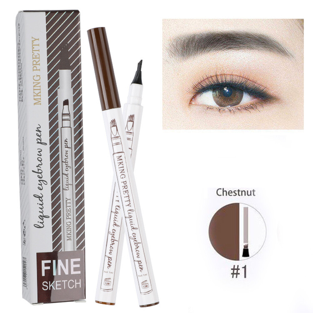 Four Eyebrow Pencil Waterproof Very Fine Liquid Eyebrow Pencil