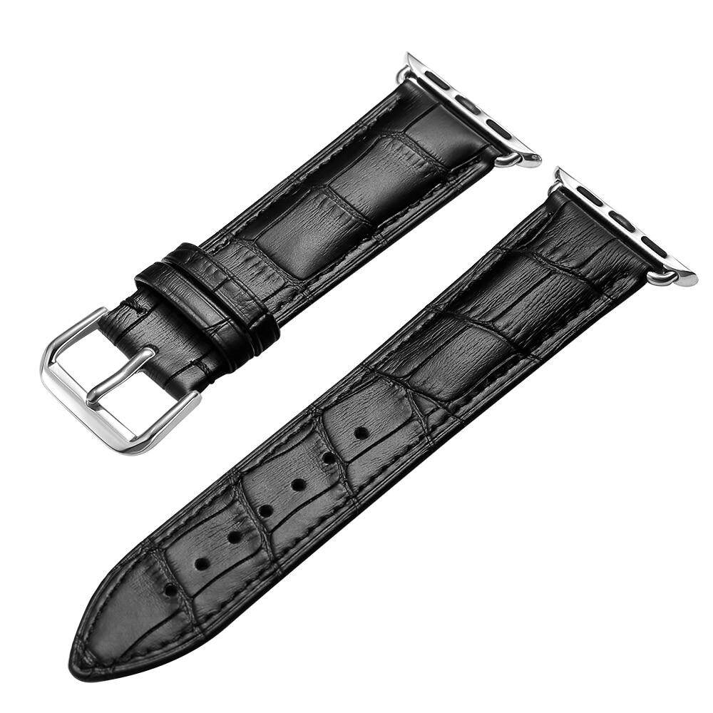 41mm 45mm watch chain genuine leather for Apple Watch 76 Se 5 4 3 2 1( 44mm 38mm 42mm 40mm) pink