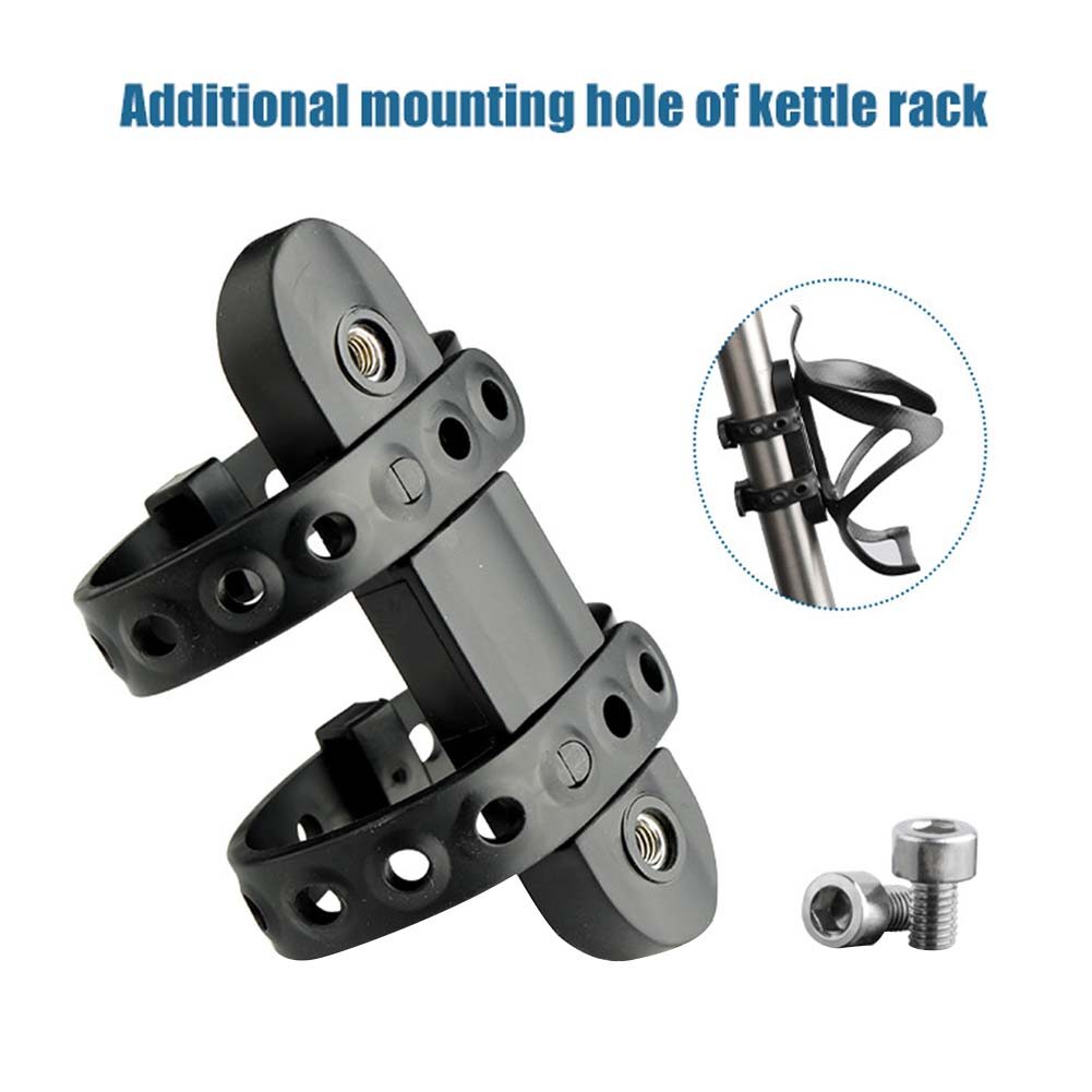 MTB Road Bicycle Bottle Cage Mount Base Silicone Bike Kettle Rack Adapter