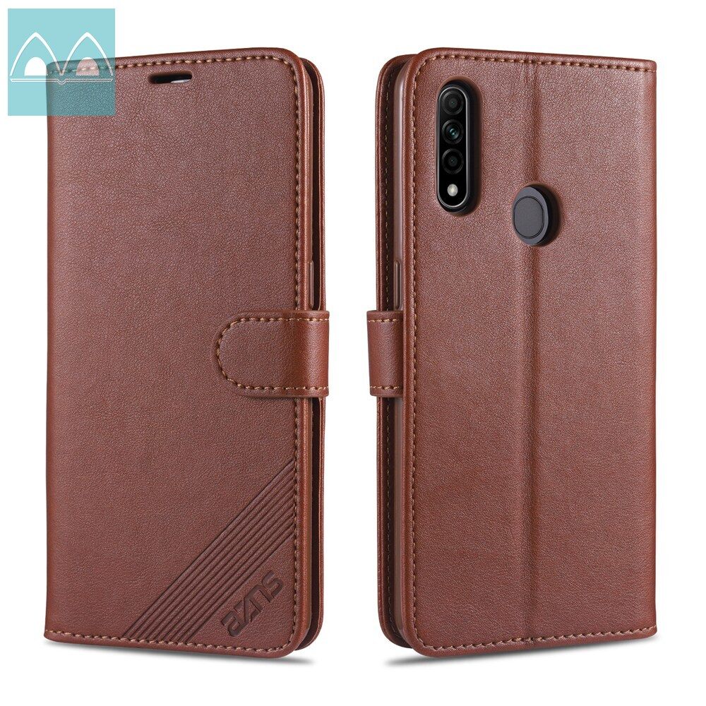 For Oppo A8/Oppo A31 2020 Wallet PU Leather Phone Case Book Flip Protective Soft TPU Back Cover Casing