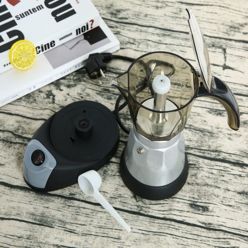 Máy Pha Cà Phê Mocha Espresso Ý 480W 220V Bình Pha Cà Phê Mocha Điện Máy Pha Cà Phê Điện Cầm Tay Phích Cắm EU