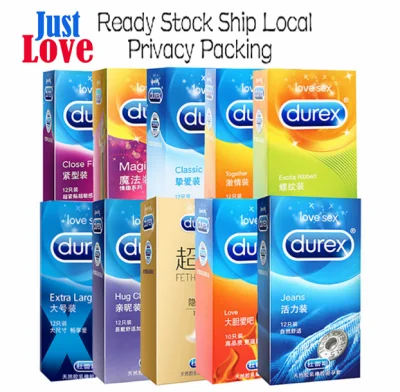 Durex Condom kondom Sex Toys For Mens Adult toy Men Condoms For Men 10Pcs or 12Pcs
