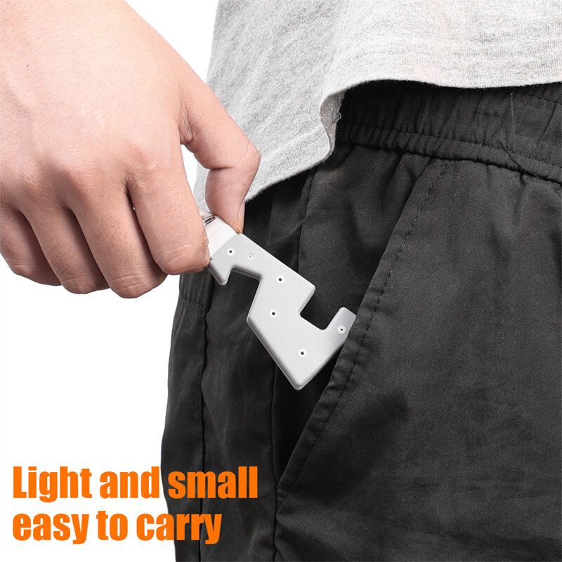 Universal Portable Foldable Desk Phone Holder Keychain Mobile Phone Stand Support Desktop Cellphone Tablet Holder Bracket