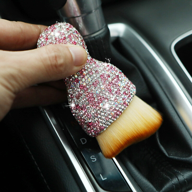 Car interior dust sweeping soft bristle brush car washing tools car interior dust removal brush air outlet cleaning brush