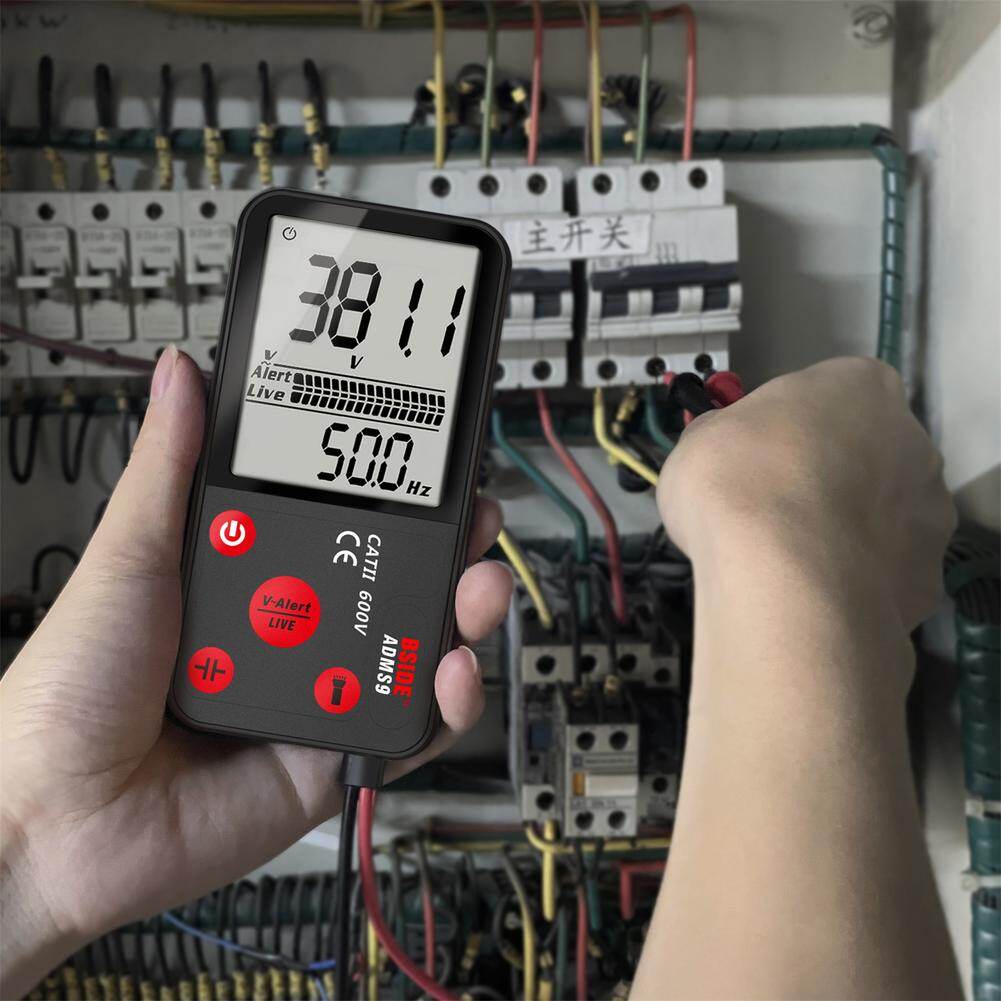 diymore Đồng Hồ Vạn Năng Siêu Mỏng ADMS9 Bside Adms9 Đa Năng Kế Kỹ Thuật Số Màn Hình Hiển Thị Lớn Tester Tự Động Thông Minh Dropship