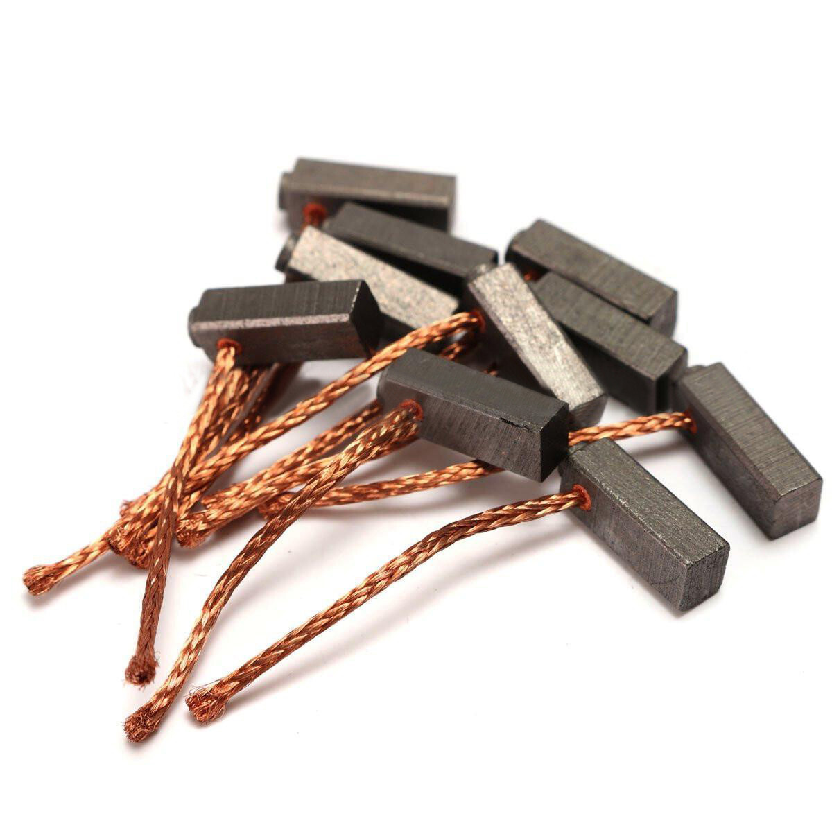 BOKALI 10 Chiếc Chổi Than Bộ Chổi Động Cơ Để Thay Thế Điện Thông Dụng (5*6*14Mm)