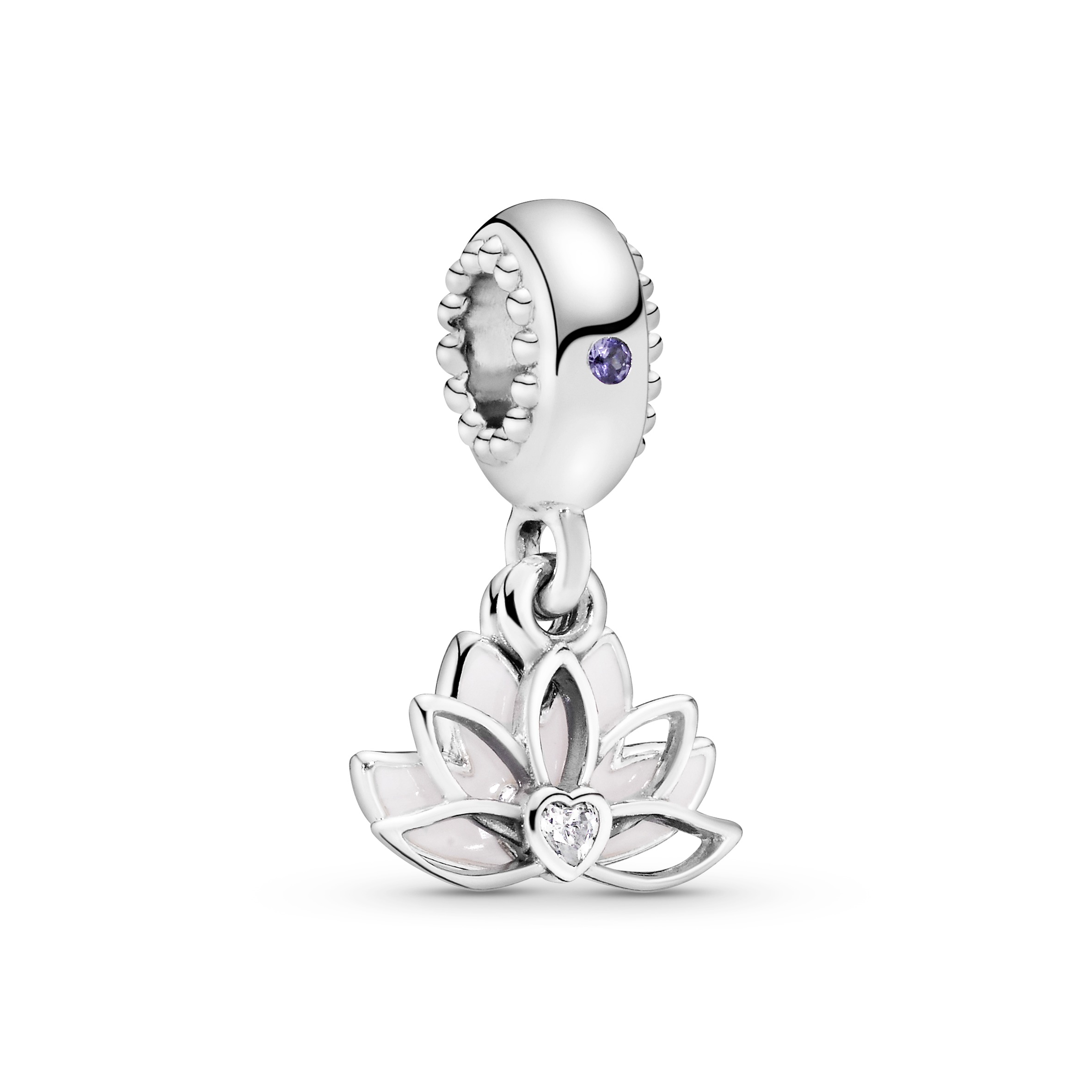 2021 Original Pandoras Lotus Flower Dangle Charm