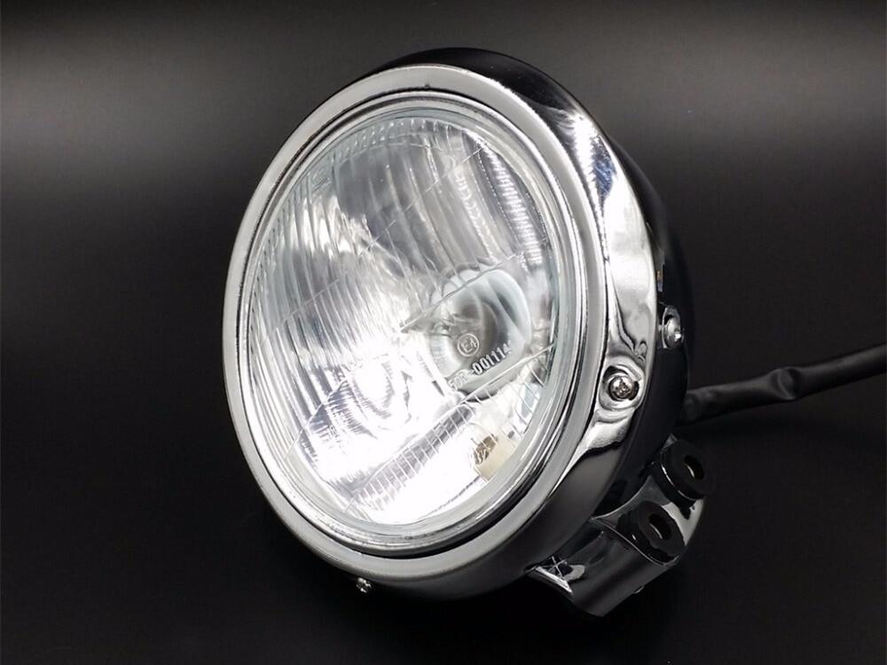 Chrome headlight head lamp for honda rebel magna ca cmx 250 750 steed 400 600