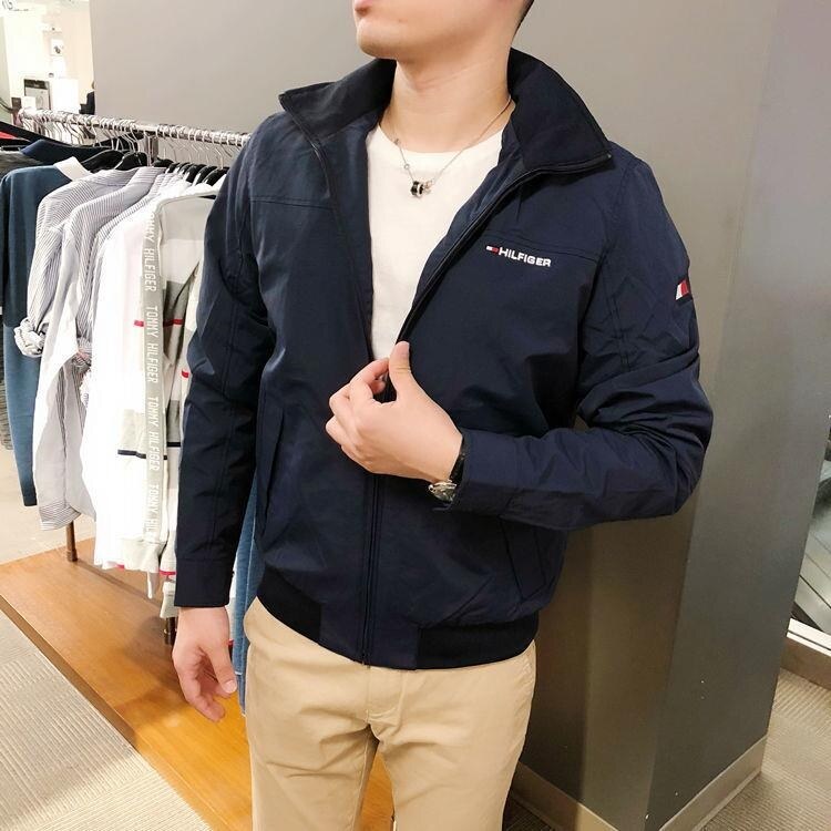 Tommy hilfiger men's windbreaker hot sale jacket