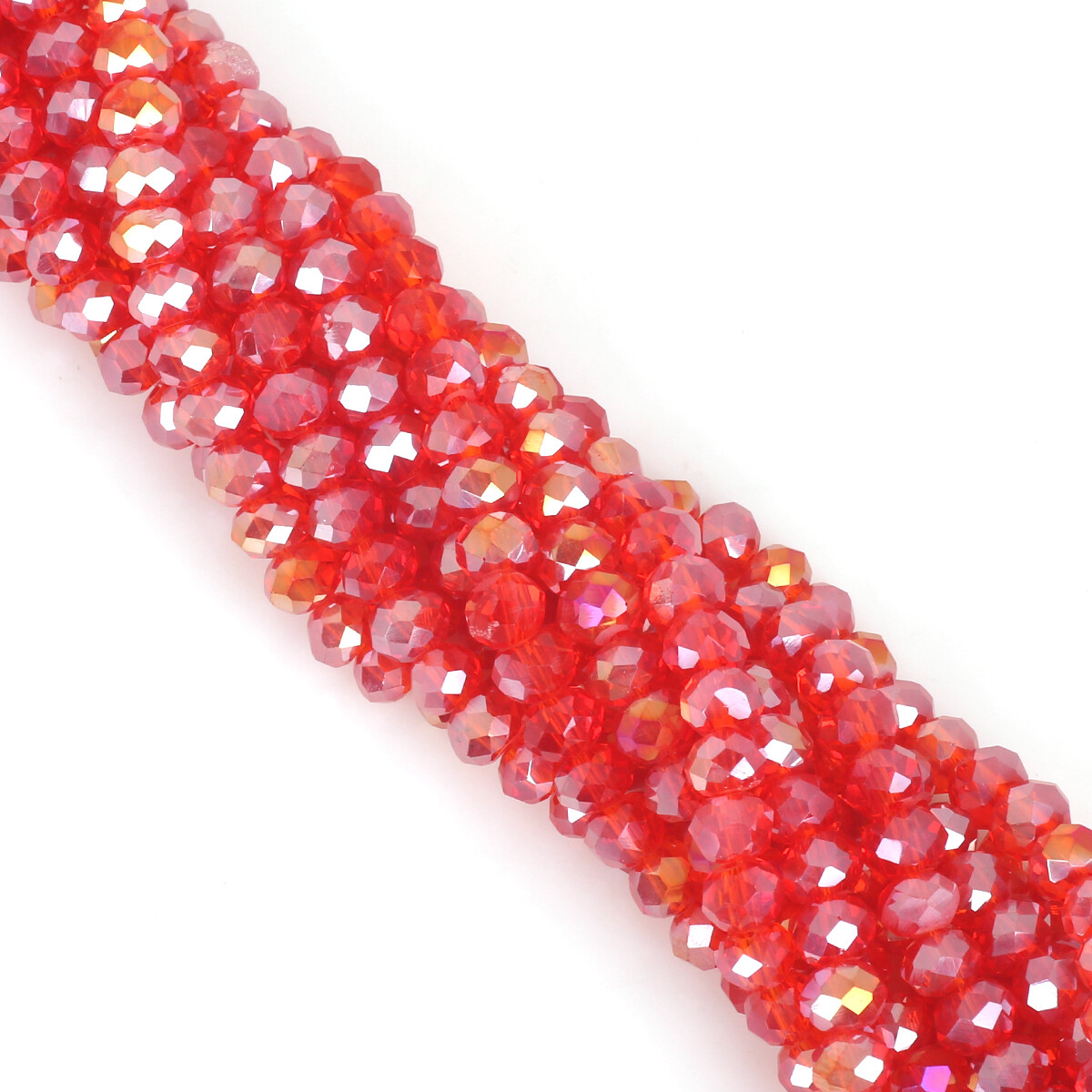 Multicolor Austria Faceted Crystal Beads 6mm Loose Spacer Round Wheel Glass Beads For Jewelry Making DIY Bracelet Necklace Earrings