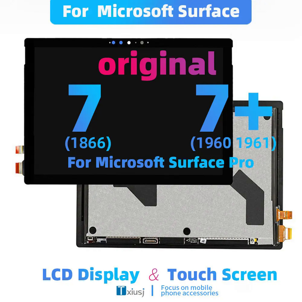 For 12.3 Microsoft Surface Pro 7 Plus 1960 LCD Display Touch Screen