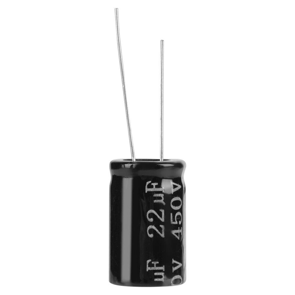 20pcs 450V 22uf 105℃ Long Leads Axial Capacitors Electrolytic Polarized Capacitors Polarized Capacitors Tube 450V Capacitors Amplifier
