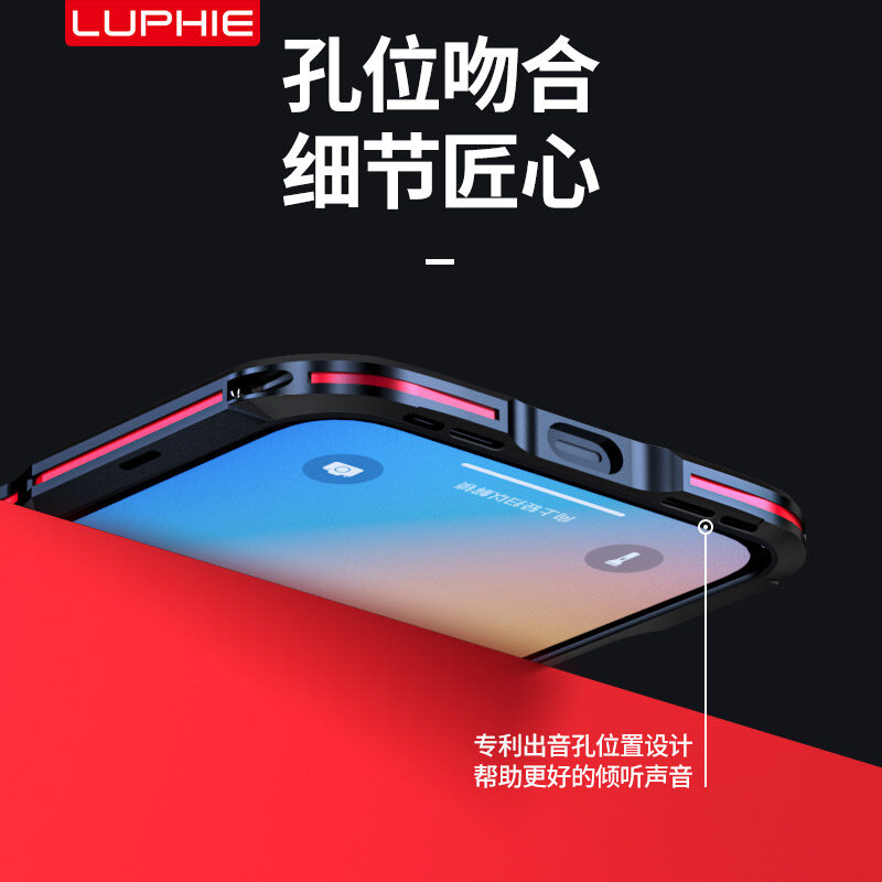 Luphie Armor case For iPhone 11 11Pro 11 Pro max iPhone 12 12Pro 12 Pro Max Case Shockproof Armor Metal Bumper Irregularly Aluminum Cover For iPhone 12 Mini