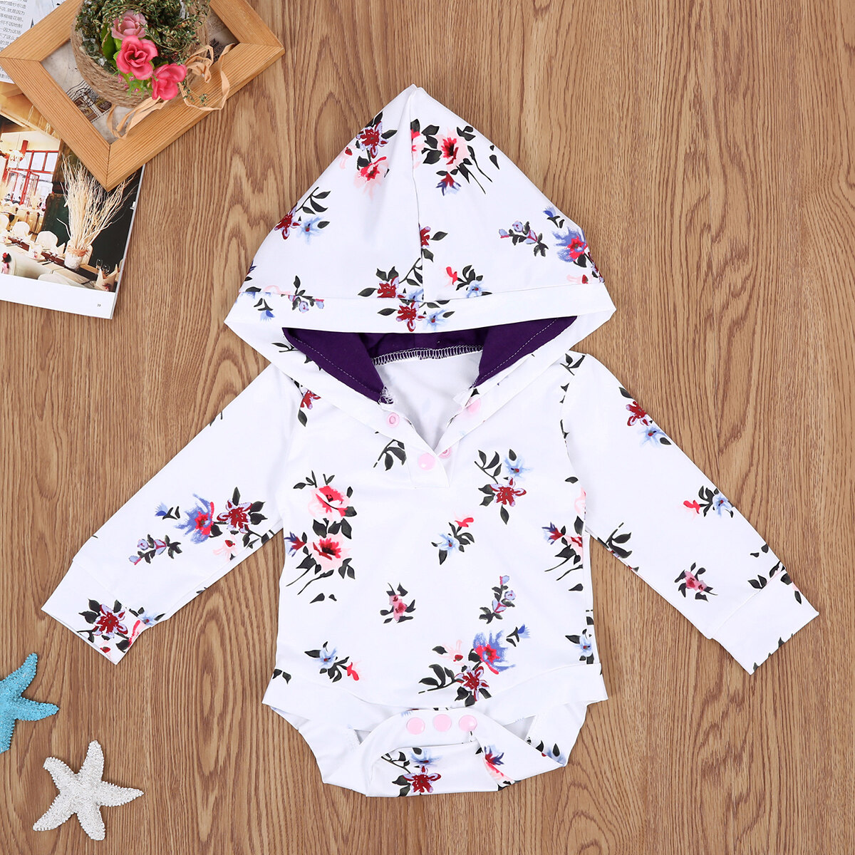 Jumpsuit girl baby long sleeve cute newborn baby boy girl printed