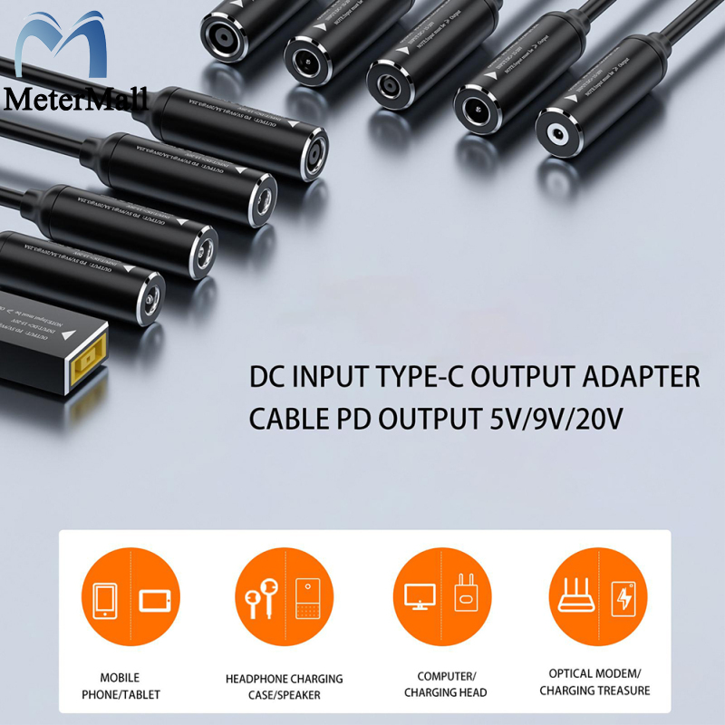 Usb C Adapter Pd Transfer Cable Dc Input To Type-c Pd Output 65w Charging Automatic Identification Converter
