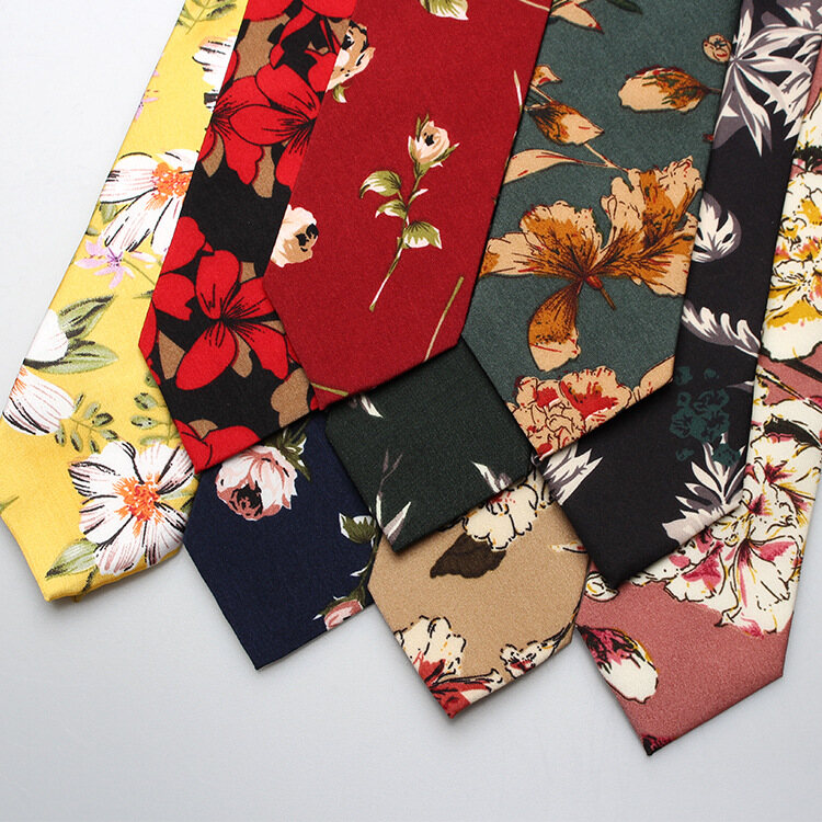 Polyester printed tie Men's and Women's Casual Tie