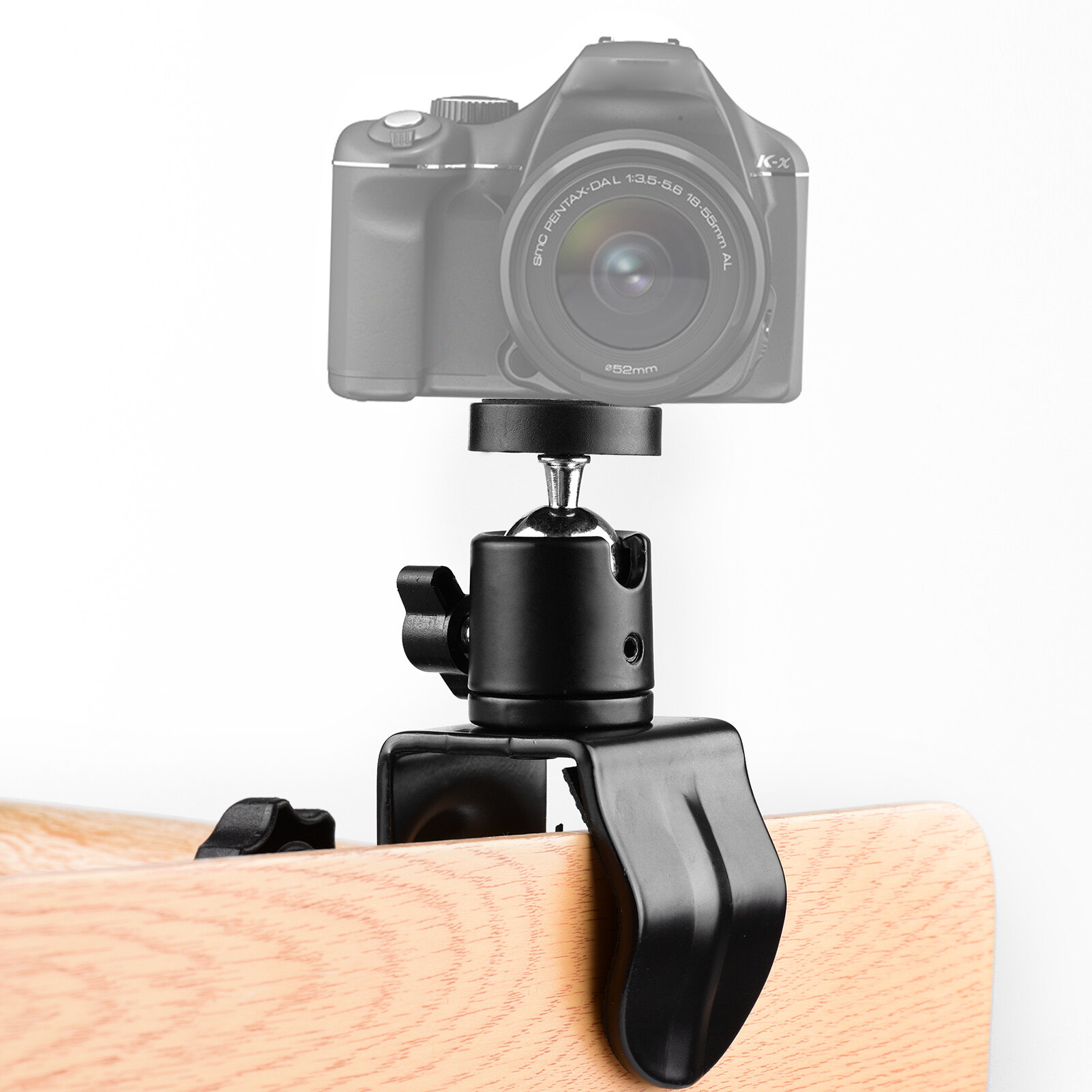 Andoer Siêu Kẹp Gắn Kẹp Cố Định Hình Chữ U, Với Đầu Bi Xoay Được Cho Micro Camera Đèn LED
