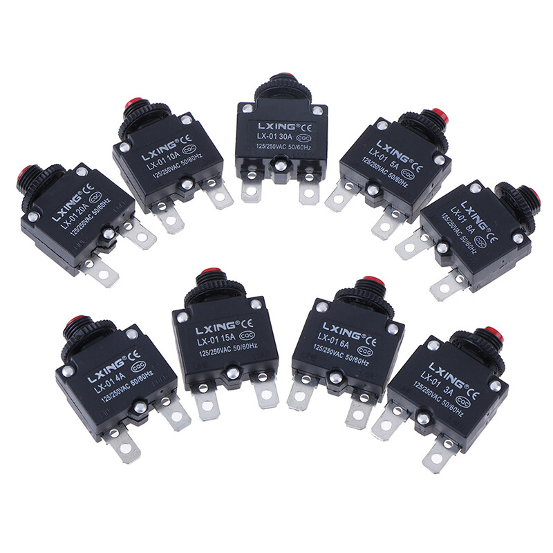 🔥🔥🔥Blowing Circuit Breaker Overload Protector Switch Fuse 3A 4A 5A 6A 8A 10A 15A 20A 30A