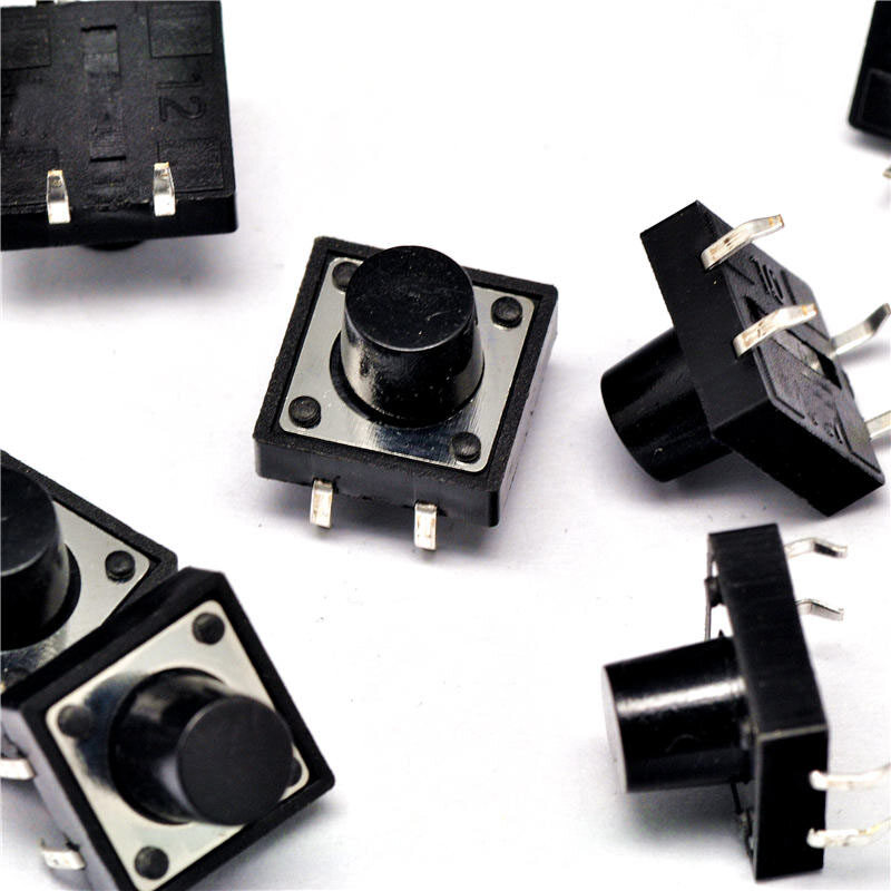 10pcs tact tactile push button switch 124.3mm 127mm 129mm 4pin
