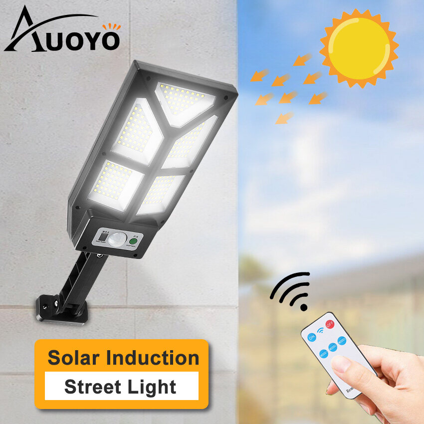 Auoyo Solar Light Led Outdoor Lights, Motion Sensing Outdoor Light Solar