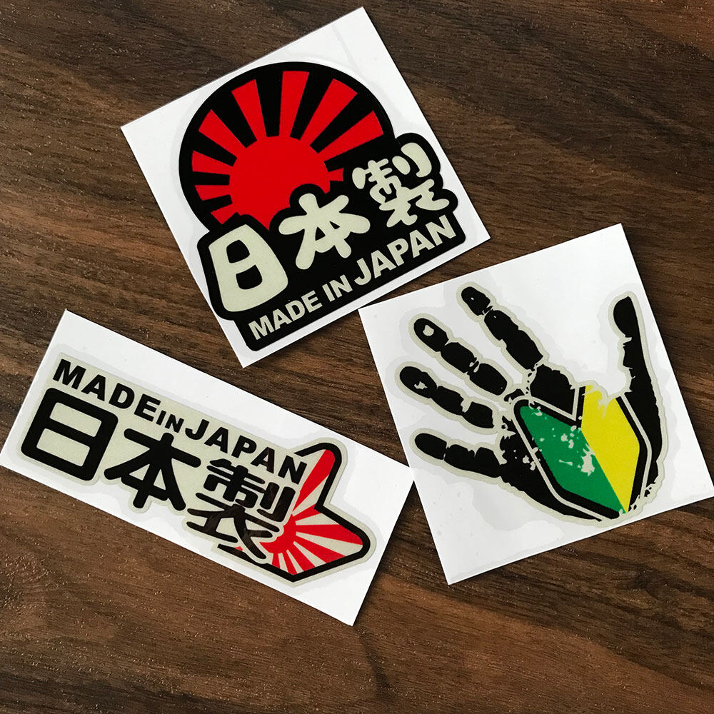 JDM Reflective Motorcycle Sticker Car Decals