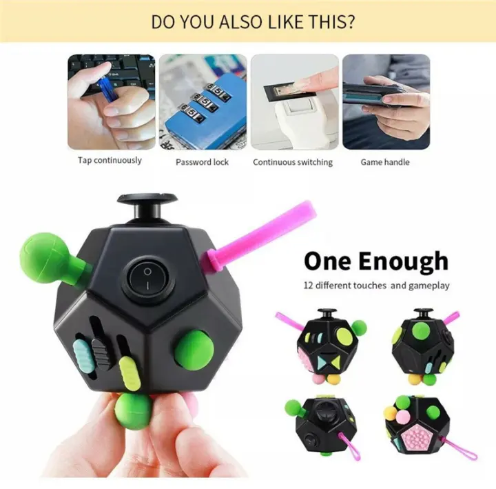 twelve sided fidget cube