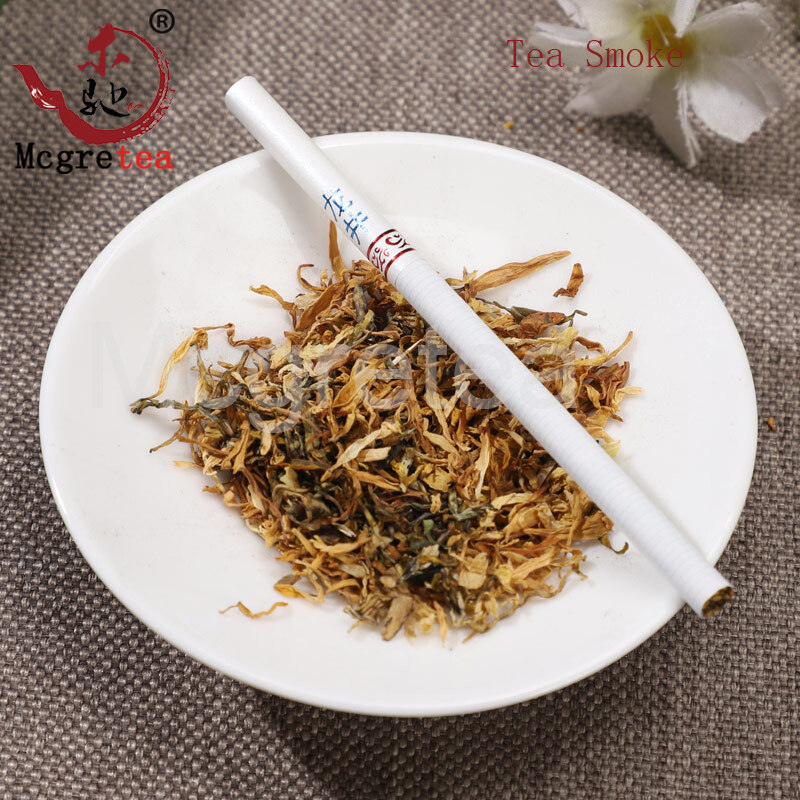 茶烟 不含尼古丁茉莉龙井含龙井茶 薄荷 菊花 蜂蜜Tea smoke green tea smoke boutique tea king