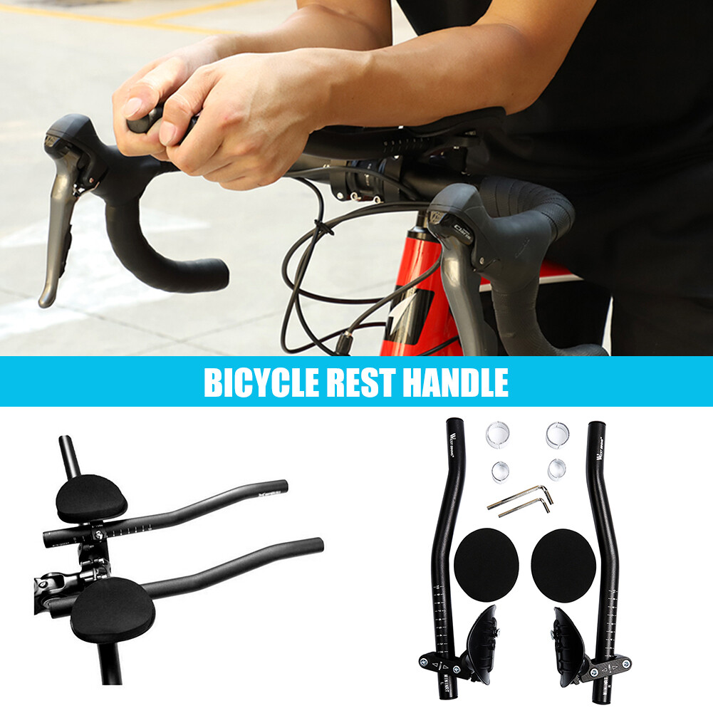 WEST BIKING 2x Bicycle TT Handlebar Rest MTB Handlebar Extension Aero Bar
