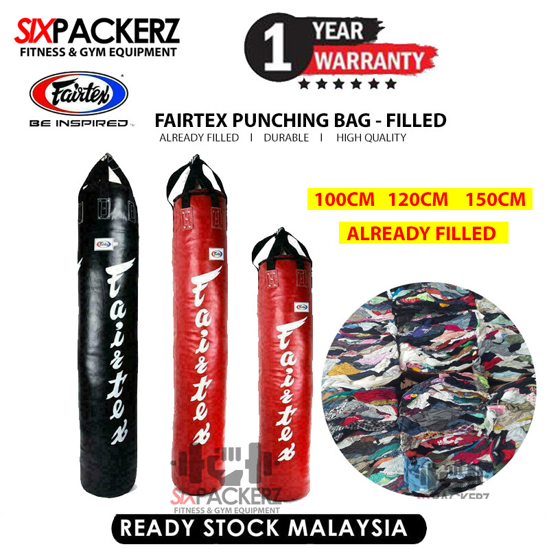 Fairtex 150cm 40KG Filled Heavy Punching Bag Siap Isi 80cm 100cm 120cm