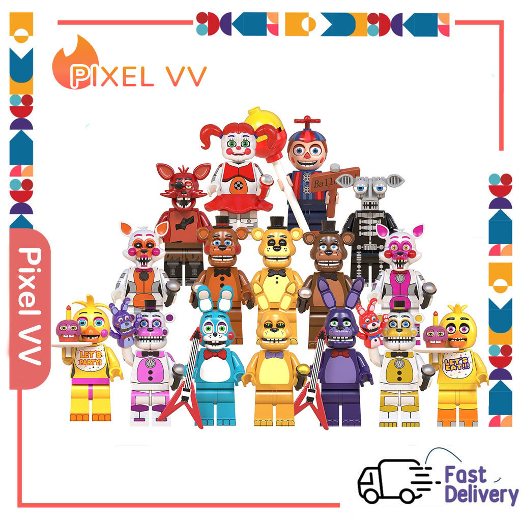 Five nights at freddy's minifigures sale