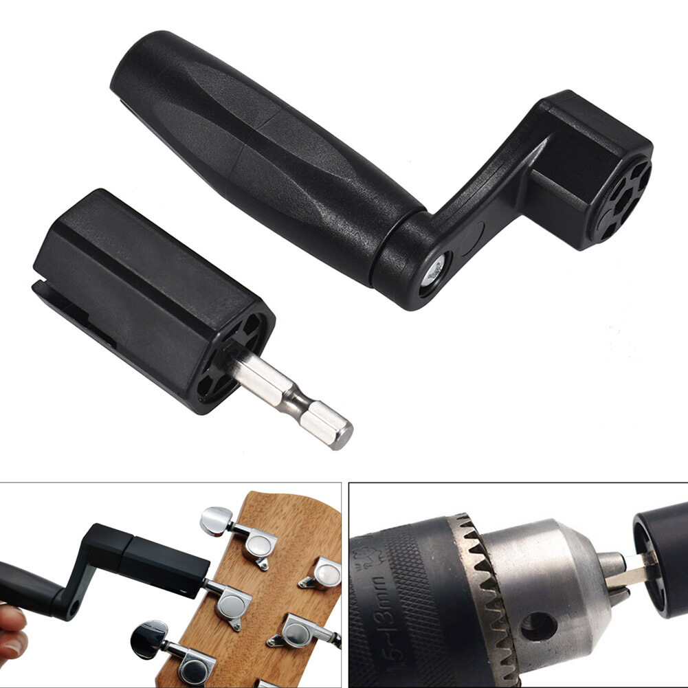 Guitar String Winder Cầu Pin Pin Kéo Kéo Tuốc Nơ Vít Điện Công Cụ Sửa Chữa Khoan Bit