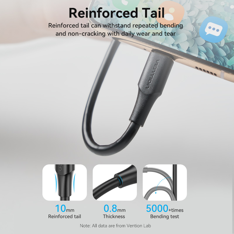Vention Cáp Sạc Micro USB Cáp Dữ Liệu USB Android Dây Sạc Nhanh USB Sang Micro USB Cho Xiaomi Redmi Note 5 Pro Điện Thoại Di Động Android Huawei Samsung Nokia Motorola USB Micro-B Dây