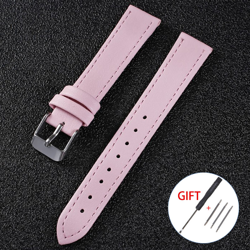 Weave Leather Watch Band Bracelet 10mm 12mm 14mm 16mm 18mm 20mm 22mm Belt Genuine Leather Watchstrap Women and Men Watch Accessories