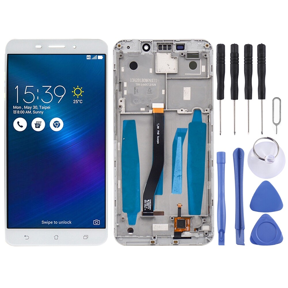 Lcd Screen And Digitizer Full Assembly With Frame For Asus Zenfone 3 Laser Zc551kl Z01bd White Lazada Ph