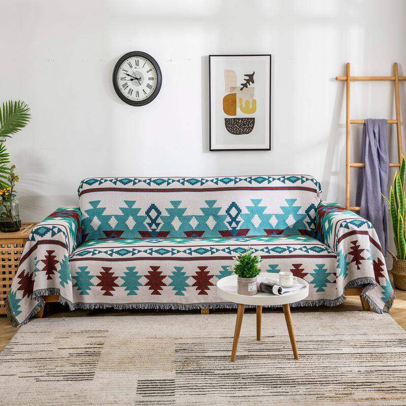 Boho sofa throw sale
