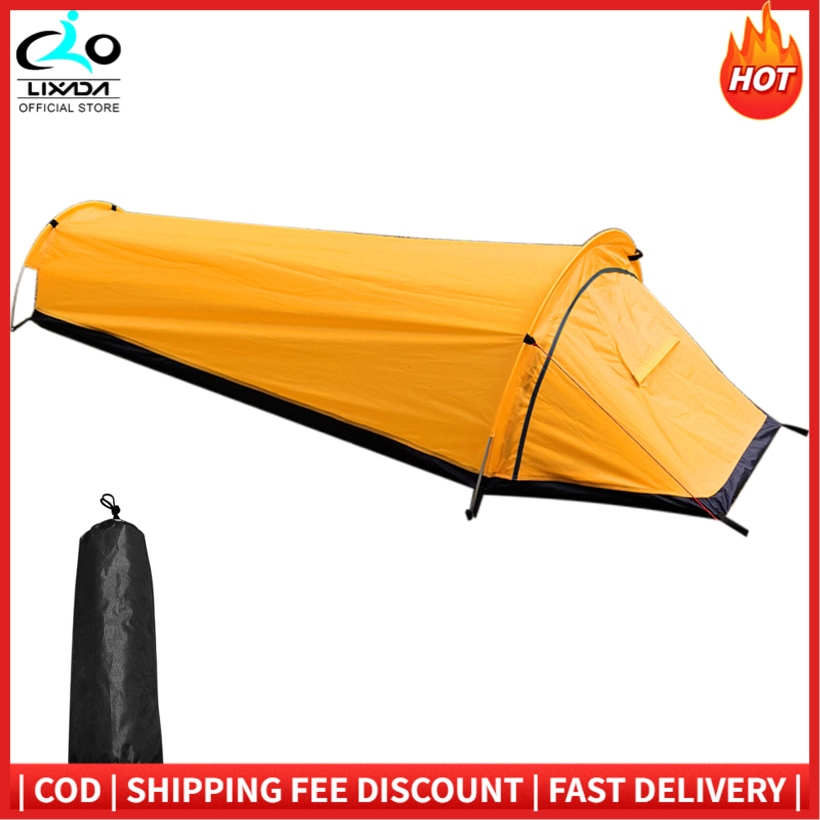 Backpacking Tent Outdoor Camping Sleeping Bag Tent Lightweight Single Person Tent