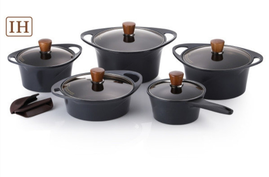 Happycall Non Stick Coating IH Induction Pot Black Edition 6 Types